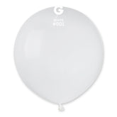 Globo 19" G150 Blanco "White 001" 50uds